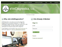 Tablet Screenshot of evetdiagnostics.com